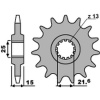 PBR 20821618NC PBR PREDNÉ REŤAZOVÉ KOLESO 2082 16 18NC KAWASAKI ZX6R '95-'97 (JTF1515.16) (REŤAZ 525) (ŠTANDARDNÉ +1)