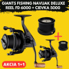 GIANTS FISHING NAVIJÁK DELUXE REEL FD 6000 + CIEVKA 5000 AKCIA 1+1