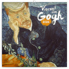 Poznámkový kalendář Vincent van Gogh 2024 - nástěnný kalendář