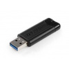 256GB USB Flash disk PinStripe, USB 3.0, VERBATIM, čierny