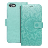 Kryt Forcell MEZZO Book iPhone 7 / 8 / SE 2020/2022 mandala zelený