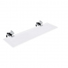 Nimco Unix Polička, dĺžka 40 cm, matné sklo/chróm UN 13091B-40-26