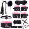 Plush Bondage S/M Kit ružový (10 ks)