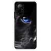 Lesklé pouzdro iSaprio pro Realme C67 - Black Puma (Lesklé pouzdro, kryt, obal iSaprio Exclusive na mobil Realme C67 s motivem Black Puma - elegantní skleněný vzhled, skvělá ochrana mobilu a luxusní s