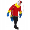 Farebný kostým Papagáj, Papagáje, Vták, Karneval XL