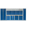 Kvalitný PROFI BLUE dielenský nábytok 4235 x 495 x 2000 mm - MTGS1300AJ