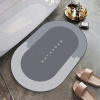 Kúpelňová predložka - A-Blue Grey Super Absornt Bath Mat Sz (Kúpelňová predložka - A-Blue Grey Super Absornt Bath Mat Sz)
