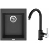 Set Sinks G178N6 (dřez Cube 410 NANO Nanoblack N6 + baterie Mix 35 Nanoblack N6)