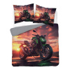 DETEXPOL Francúzske obliečky 3D Motorka micro Polyester - mikrovlákno, 220/200, 2x70/80 cm