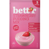 BETTR Puding jahodový bez gluténu vegan BIO 30g