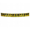 Godan Girlanda papierová Happy New Year zlaté pozadie 180 x 22 cm