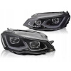 PREDNÉ SVETLÁ PRE VW GOLF 7 14-17 FULL LED ČIERNA