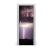 Fototapeta na dvere samolepiace búrka s bleskami 75x205