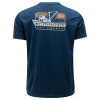 Grundéns Tričko Commercial Boat SS Tech Tee Blue Abbys - XL