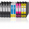 10 x ATRAMENTY PRE EPSON Stylus SX215 SX218 D78 DX7450