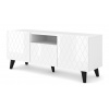 ARTBm TV stolík DIUNA 145 2D1K | lesk Prevedenie: Biely lesk / čierne nohy ARTBm TV stolík DIUNA 145 2D1K | lesk Prevedenie: Biely lesk / čierne nohy