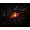 Maľovanie podľa čísel – Oko draka, 80 × 100 cm, bez rámu a bez napnutia plátna 8596530057383