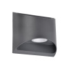 PREZENT 31404 AUCLAND 2xLED/3W,4000K,IP54,D.GREY, WALL