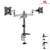 Maclean MC-714 44490 Držiak na stôl pre dva LCD monitory 13-27 prstov 8 kg hliník