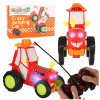 IKO RC skákajúci a tancujúci traktor - červený