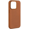 FIXED MagLeather s podporou MagSafe Apple iPhone 15 Pro hnedé FIXLM-1202-BRW