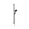 Hansgrohe Raindance Alive Select S - Set sprchovej hlavice, tyče a hadice, 3 prúdy, EcoSmart, kefovaný čierny chróm 24601340