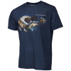 Savage Gear Tričko Cannibal Tee Blue - XL