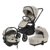 Set kočík Move Cross 5 + hlboká korba Move XL 5 + autosedačka XM podľa vlastného výberu, Ivory Beige