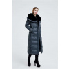Max Original Leather Páperový kabát s kožušinou G-2335 black (3XL 58-60) - Čierna - 3XL
