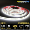 LEDprodukt 5m PROFI LED pásik 528LED/m COB 15W/m studená biela IP20 24V