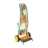 Lucio Londero Kroket Professional 10204/E - pro 4 hráče - kovový vozík