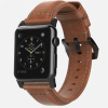 Nomad Horween Traditional kožený remienok pre Apple Watch – 42 mm/44 mm – čierne zapínanie STRAP-42MM-NS-HOR-B1 - možnosť vrátiť tovar ZADARMO do 30tich dní