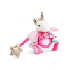 Doudou Plyšový jednorožec s nočným svetlom 22 cm