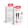 FORCELL kabel Typ C do Typ C QC4.0 5A/20V PD 100W E-mark / 4K / Thunderbolt / 20Gbit/s C391 1m czarny
