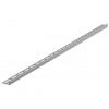 Nerezová lišta pre spádovanú podlahu 1200mm ĽAVÁ, APZ901M/1200