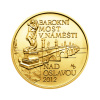 Zlatá mince 5000 Kč Barokní most v Náměšti nad Oslavou 2012 Standard