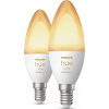 Philips LED žiarovka E14 4W/470lm sviečka 2200-6500K