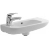 Duravit D-CODE, umývadlo 50x22cm, otvor vľavo, s prepadom, 07065000092 7065000092