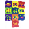 Cosing EVA Puzzle podložka - Dopravné prostriedky 32x32x1 cm (10 ks)