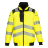 Portwest PW302 PW3 Hi-Vis Pilot Bunda 3 v 1 žltá/čierna S