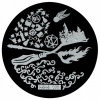 Šablóna, Platnička na Nechtový Stamping, Manikúra - HEHE030
