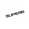 Emblém Čierny Škoda Superb Značka Logo Na zadnú stranu