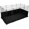 KERBL Ohrádka s podlahou, vysoká ohrádka pre králiky a morčatá, klietka, 144x72x72cm