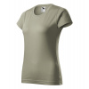Malfini BASIC 134 Tričko dámske L, Svetlá khaki
