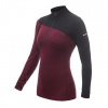 Dámské triko Sensor Merino EXTREME, ZIP, port red/černá L