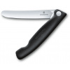 Victorinox 6.7803.FB Swiss Classic zatvárací nôž na zeleninu 11 cm, čierna