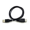 C-TECH CB-USB2AA-18-B USB A-A, 1,8m, černý