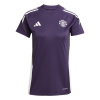 adidas Manchester United Training Top 2025 2026 Womens Purple 10 (S)