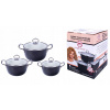 Mg Home 6 El Pots Set. (Smallové hrnce Mg Home Gessler pokrýva indukciu)