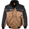 Result Bunda R 071X, odnímatelné rukávy, zateplená COT30071X48901-tan/black S Tan/černá